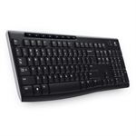 Tastatur trådløst Logitech Wireless Keyboard K270